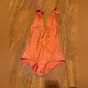 SIDWAY  women Orange One Piece Swimsuit